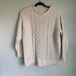 Jessica Simpson Chenille Cable Knit Sweater